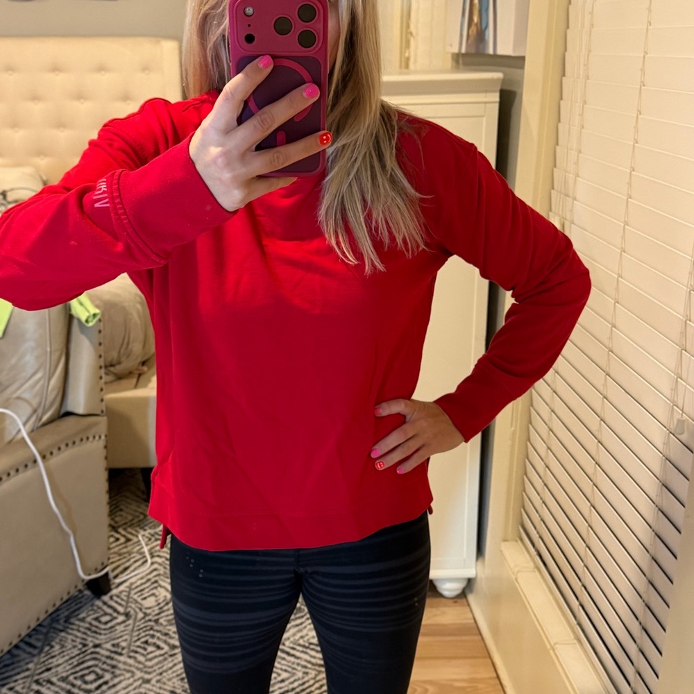 Victorias Secret Sport Red sweatshirt! Size Small! - Picture 2 of 6